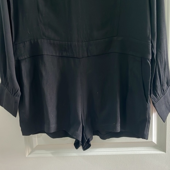 Ella Moss Black Long Sleeve Romper - Picture 2 of 10